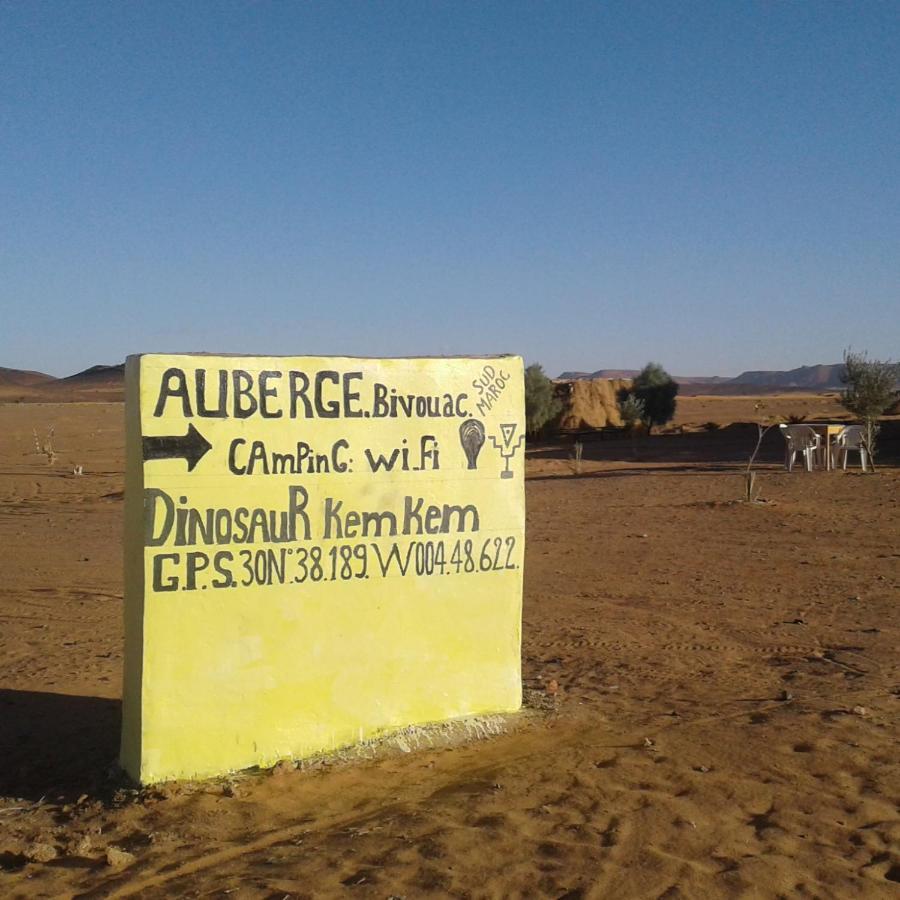 Hotel Auberge Dinosaur Kem Kem Tafraoute Sidi Ali Zewnętrze zdjęcie